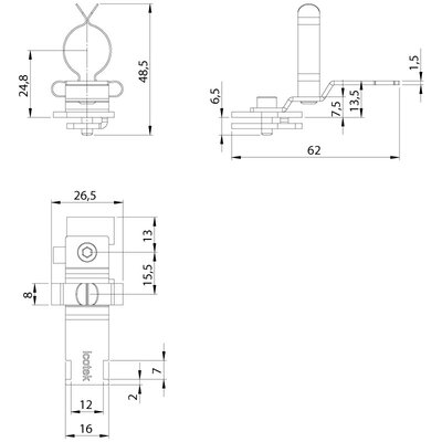 Klamra uziemiająca EMC SC/LFZ/SKL 17-22, 36935.100