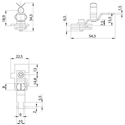 Klamra uziemiająca EMC SC/LFZ-M/MSKL 3-12, 37612.100