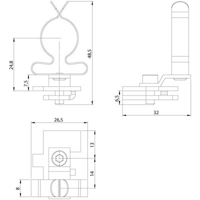 Klamra uziemiająca EMC SC/LF/SKL 17-22, 36258.100