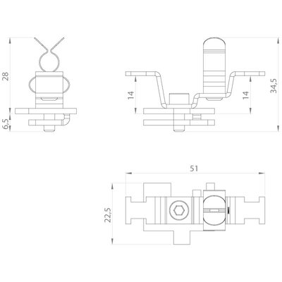 Klamra uziemiająca EMC SC/LF2Z-M/MSKL 3-12, 37612.150