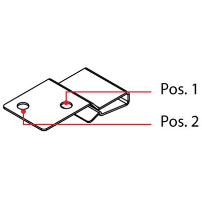 Klamra uziemiająca PFK2-A/SKL 11, 3678011 - rysunek