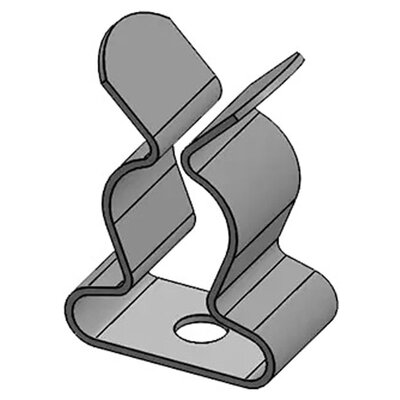 Klamra uziemiająca EMC SKL 8-11, 36205 - rysunek