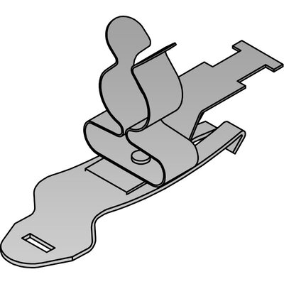 Klamra uziemiająca EMC SFZ-M/MSKL 8-18, 37622 - rysunek