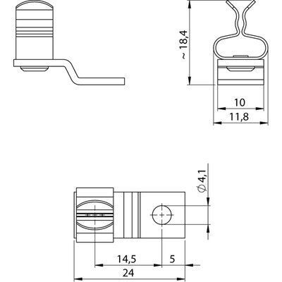 Klamra EMC LF/SKL 1,5-3, 36251 - schemat