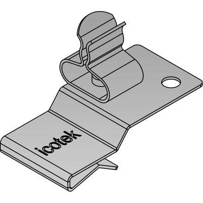 Klamra uziemiająca PFK2-A/SKL 10, 3678010 - rysunek