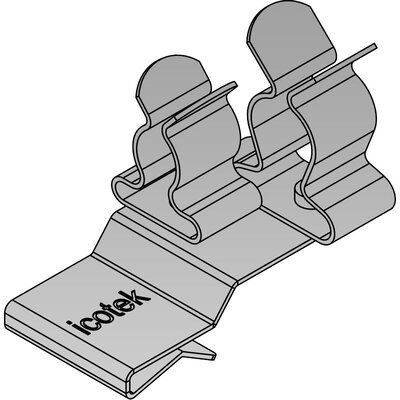 Klamra uziemiająca PFK2-A/SKL 34, 3678034 - rysunek