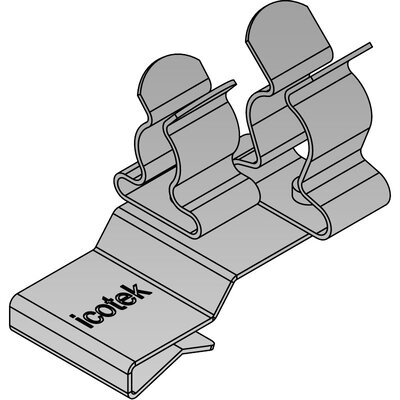 Klamra uziemiająca PFK2-B/SKL 34, 3678434 - rysunek