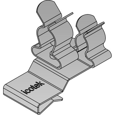 Klamra uziemiająca PFK2-B/SKL 43, 3678443 - rysunek