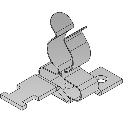 Klamra uziemiająca LFZ-M/MSKL 8-18, 37614 - rysunek