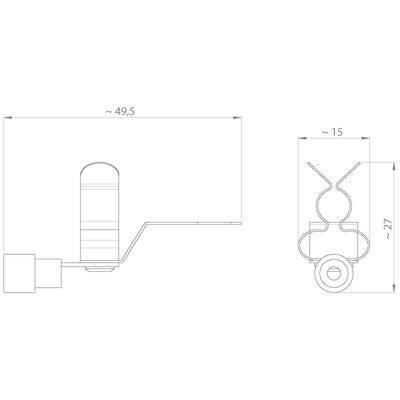 Klamra uziemiająca EMC RCLZ-M/MSKL 3-12, 36303.2