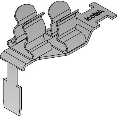 Podwójna klamra uziemiająca EMC STFZ2-SP 32, 3750732 - rysunek