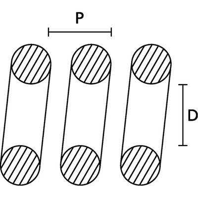Wąż osłonowy spiralny,  162-10300 - schemat