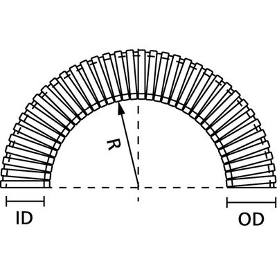 Rura galwanizowana, metalowa, 166-30104 - schemat
