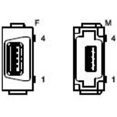 Wkładka złącza przemysłowego, CX 01 UF - schemat 2