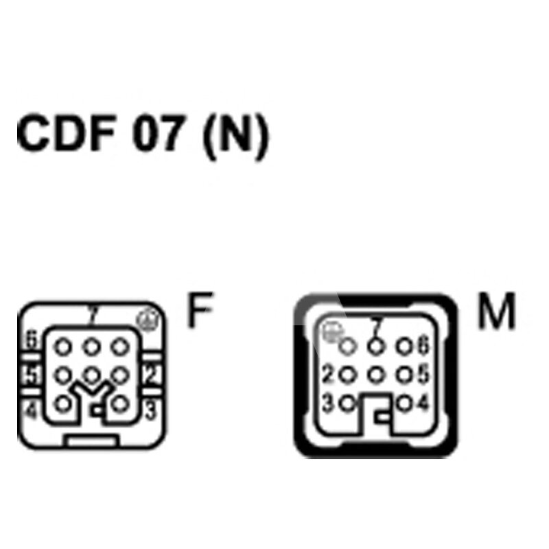 Wkładka żeńska 21.21, CDF 07 - schemat 1