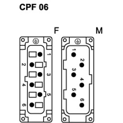 Wkładka żeńska 77.27, CPF 06 - schemat 1