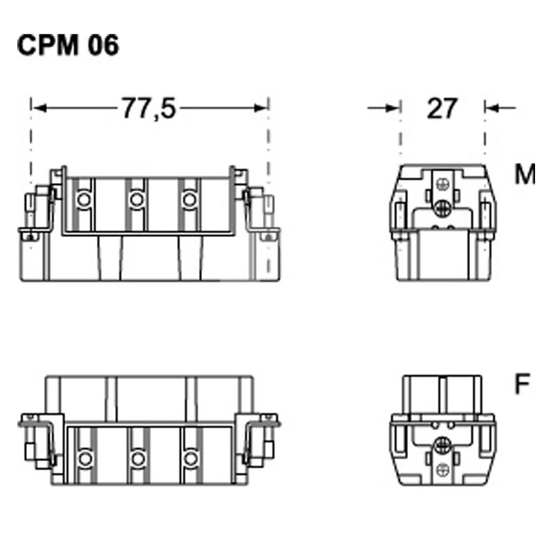 Wkładka męska 77.27, CPM 06 - schemat 1