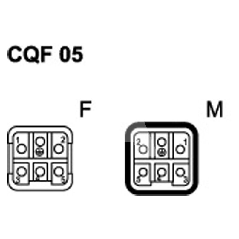 Wkładka żeńska 21.21, CQF 05 - schemat 1