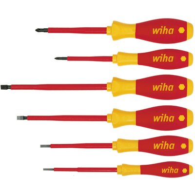 Zestaw wkrętaków SoftFinish electric płaski, 00833