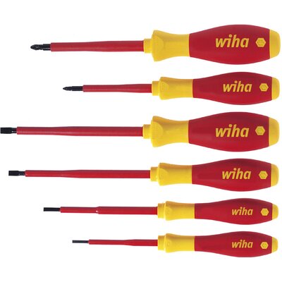 Zestaw wkrętaków SoftFinish electric płaski, 25477