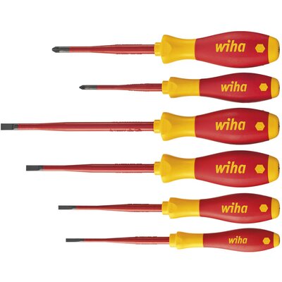 Zestaw wkrętaków SoftFinish electric slimFix płaski, 36455
