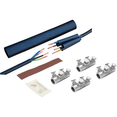 Mufa termokurczliwa ze złączkami ze śrubą zrywalną, zestaw, Al/Cu, 25‑95 mm², 1 kV, 2 x śruba Al, MSCS0952A00 - zdjęcie