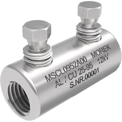 Złącza kablowe na śruby zrywalne, Al/Cu, 25 - 95 mm², 12 kV, 2 x śruba aluminiowa zrywalna, MSCL0952A00 - zdjęcie