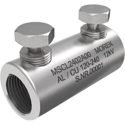 Złącza kablowe na śruby zrywalne, Al/Cu, 120 - 240 mm², 12 kV, 2 x śruba aluminiowa zrywalna, MSCL2402A00 - zdjęcie
