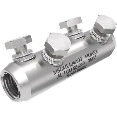 Złącza kablowe na śruby zrywalne, Al/Cu, 95 - 240 mm², 36 kV, 4 x śruba aluminiowa zrywalna, MSCM2404A00 - zdjęcie
