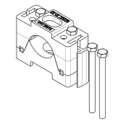 Modułowy zacisk kablowy MSMC 20-32 Set A - rysunek