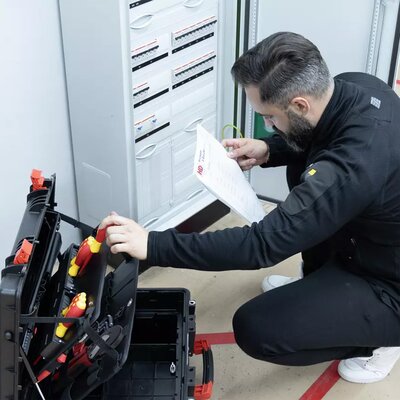 Walizka narzędziowa XL 2 Trolley electric, 45795 - aplikacja
