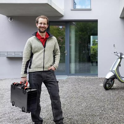Walizka narzędziowa L mechatronic, 45833 - aplikacja