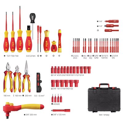 Walizka narzędziowa L mechatronic, 45833 - dodatkowe