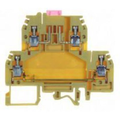 Złącze śrubowe 4 mm², 2-piętrowe, bezpiecznikowe, sygnalizacja 12 V, DSFA.4/L12