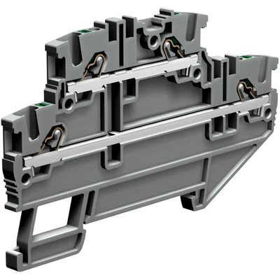 Złącze push-in 1,5 mm², 2-piętrowe, szare, EFD.1/GR