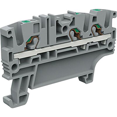 Złącze push-in 2,5 mm², 3-przewodowe, szare, EFC.2/1+2GR