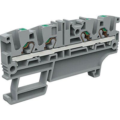 Złącze push-in 2,5 mm², 4-przewodowe, szare, EFC.2/2+2GR