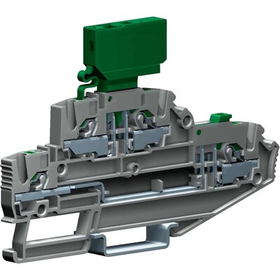 Złącze push-in 2,5mm2, 2-piętrowe, szare, CPFE.2+EFDS.2/GR