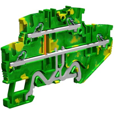 Złącze push-in 1,5 mm², 2-piętrowe, PE, żółto-zielone, EFDE.1