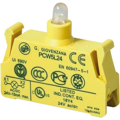 Moduł podświetlający LED 12 V AC / DC, biały, PCW5L12
