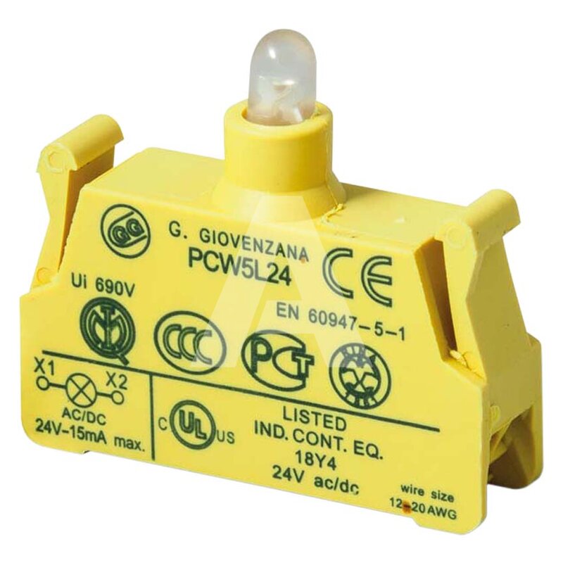 Moduł podświetlający LED 12 V AC / DC, biały, PCW5L12