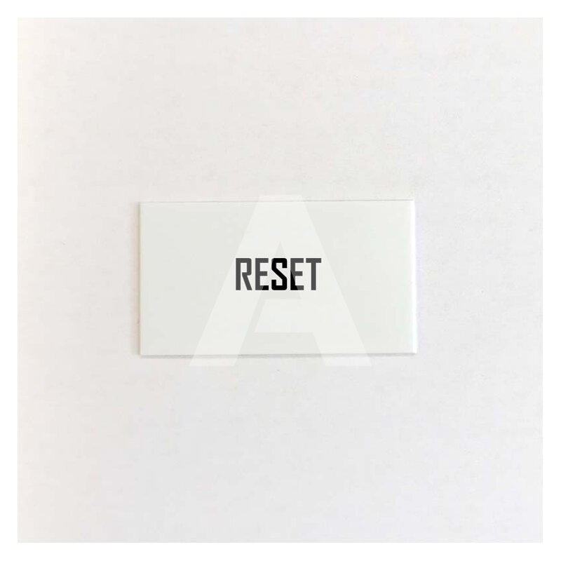 Etykieta RESET, PTA16