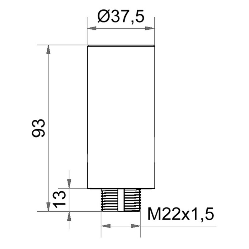 Kolumna sygnalizacyjna (akcesoria montażowe), 96069802 - schemat