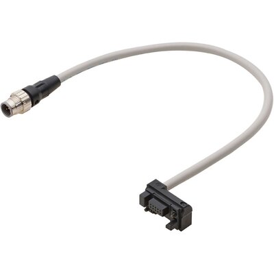 Kabel sieciowy do rozszerzenia zestawu, do nadajnika F3SJ/ SN/ SR, szary, 0,3 m, F39-JGR3K-SJ-L