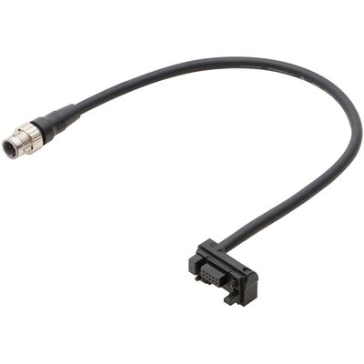 Kabel sieciowy do rozszerzenia zestawu, do odbiornika MS, czarny, 0,3 m, F39-JGR3K-MS-D