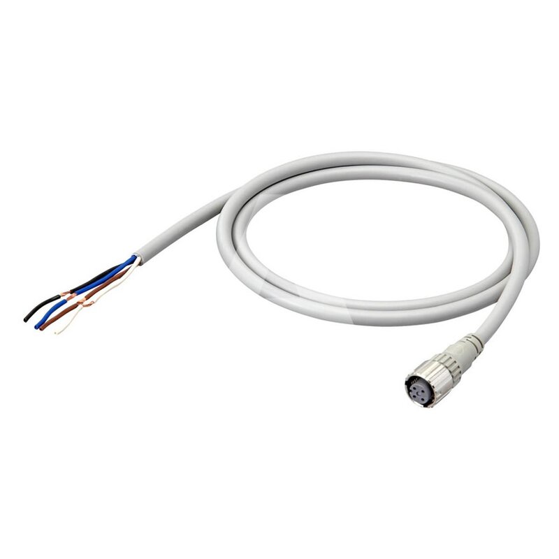 Kabel czujnika z gniazdem prostym Smartclick M12 (4-polowy, żeński), 2 m, XS5F-D421-D80-F
