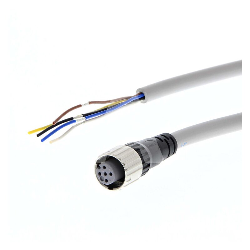 Kabel czujnika z gniazdem prostym Smartclick M12 (5-polowy, żeński), IO-Link, 2 m, XS5F-D521-DJ0-IL