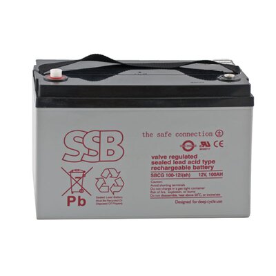 Akumulator żelowy GEL 100 Ah/12 V DC, SBLCG 100-12i(sh)