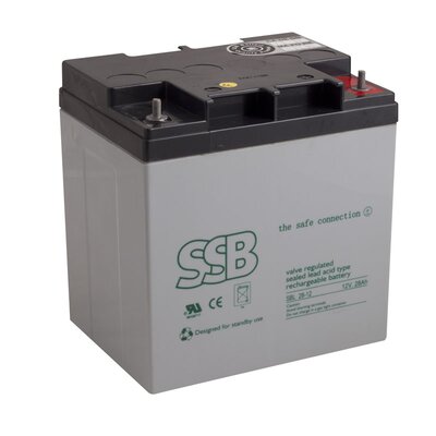 Akumulator AGM 28 Ah/12 V DC, SBL 28-12