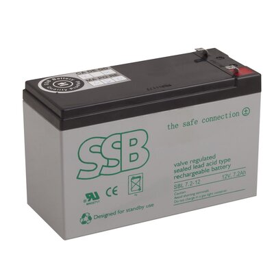 Akumulator AGM 7,2 Ah/12 V DC, SBL 7.2-12